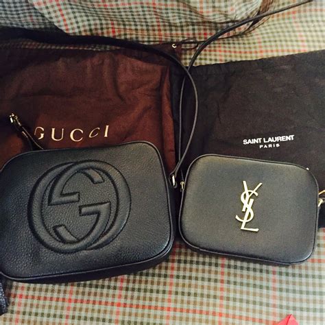 gucci soho disco vs saint laurent camera